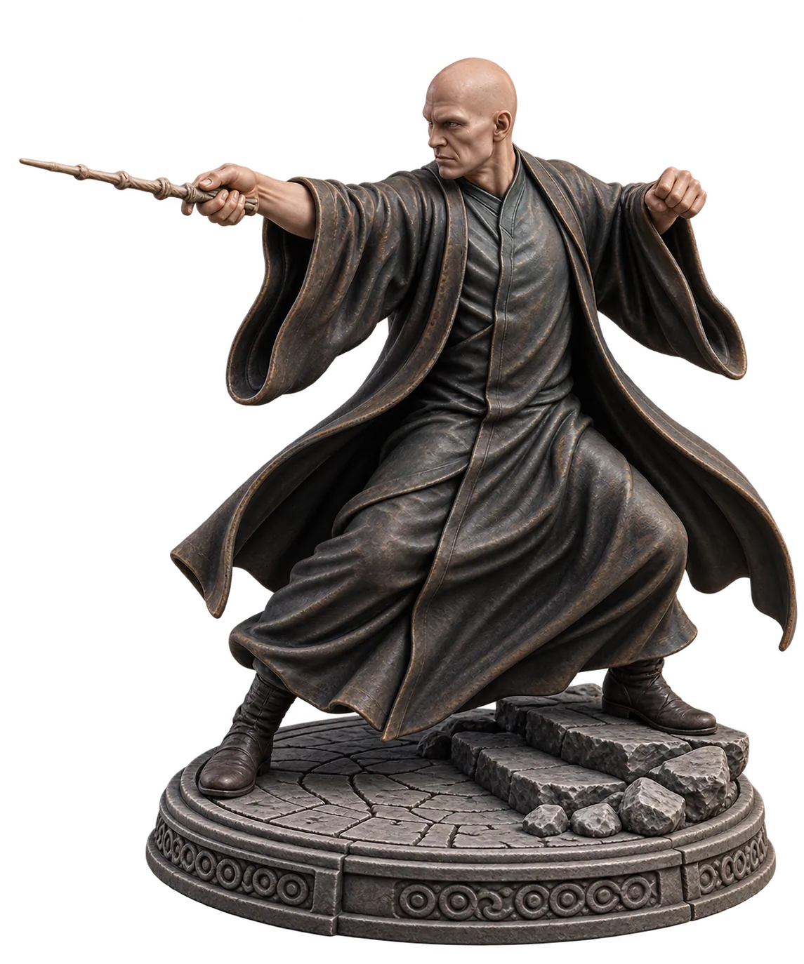 The finished, painted figure
